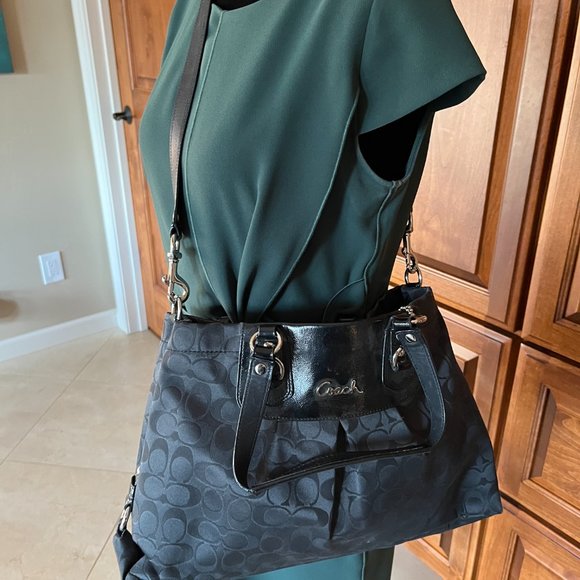 Coach Classic Nylon Shoulder Bag - Picture 3 of 11